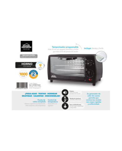 Horno Tostador 9 Lts Nf