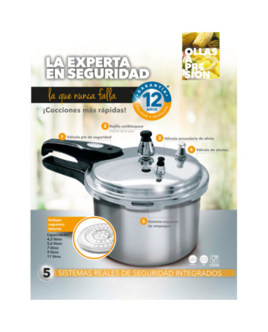 Olla A Presion 3,2Lt Modelo Heop32L