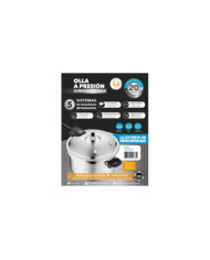 Olla A Presion 5,6Lt Acero Inox. Modelo Heopss56L