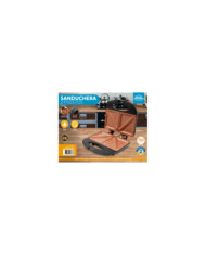 Sanduchera Sm117N Negra Plato Sandwich Copper He