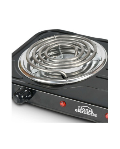 Estufa 2P Electrica Negra He-003Ln