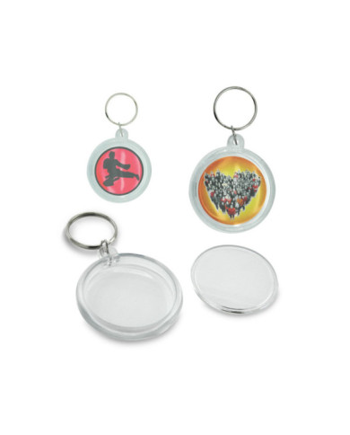 Llavero Foto Redondo