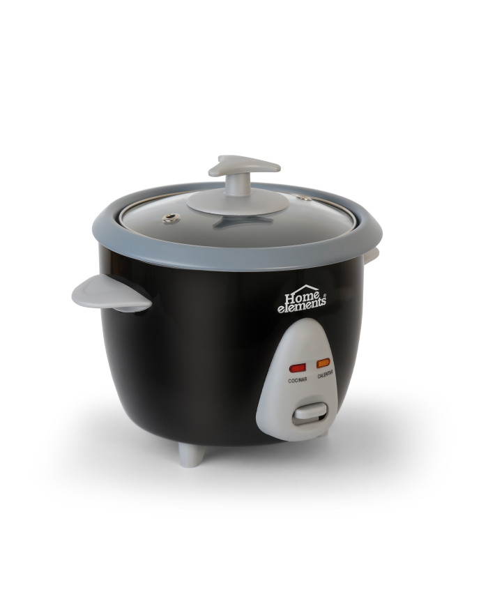 Olla De Arroz 0,6 Lts Negra Heoa-4N