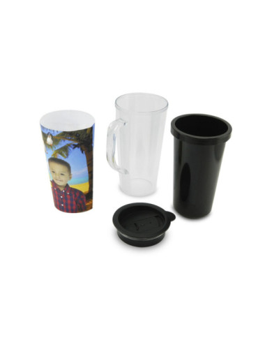 Vaso Viajero Etiqueta