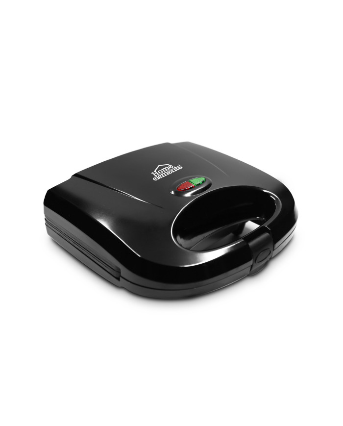 Sanduchera 2P He Sm117N Negra Con Platos Sandwich Antiad