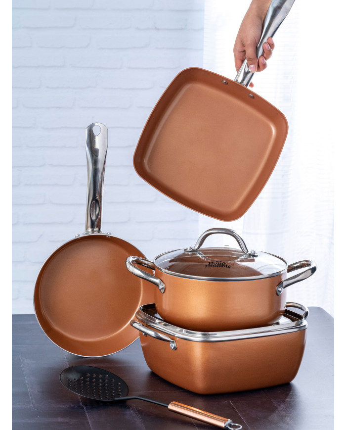 Sarten Hondo 22 Cm Cobre