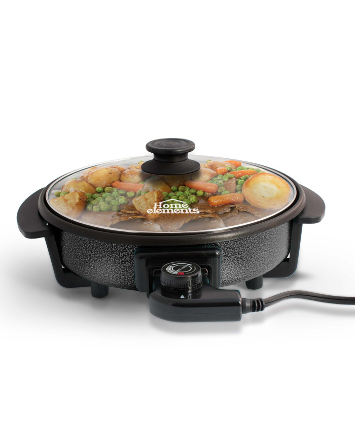 Sarten Wok Electrico Ant. 30Cm T/Vidrio Int Stone Heplyd401