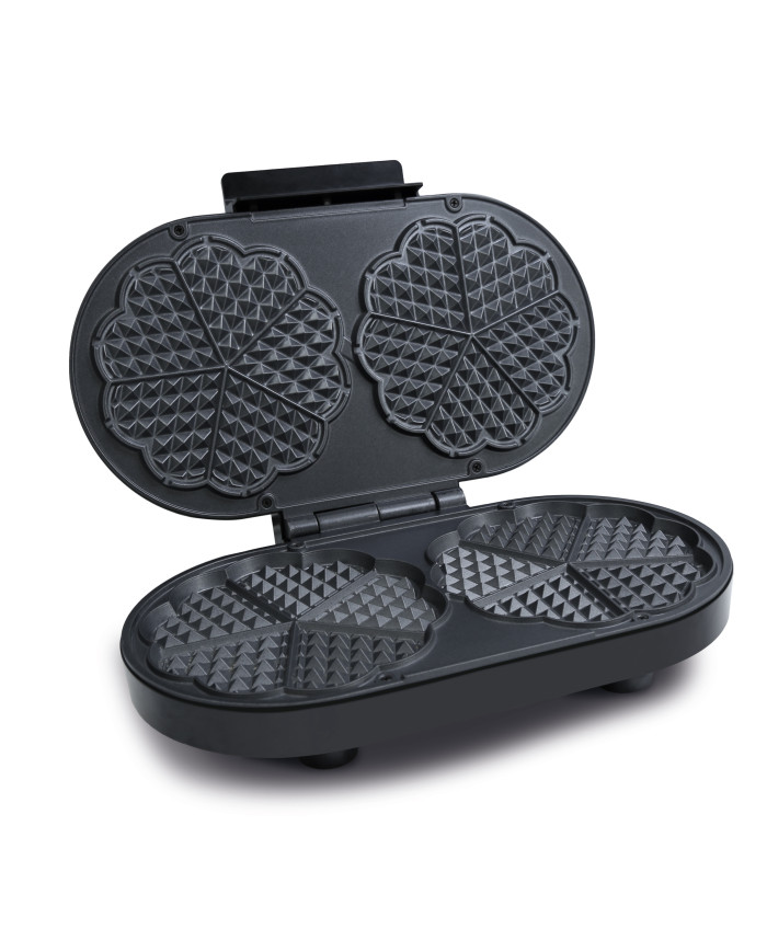 Wafflera 2 Puestos Negra