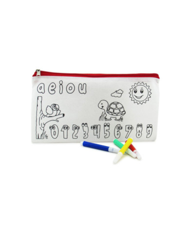 Cartuchera Para Colorear