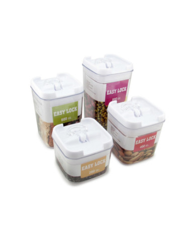 Recipientes Herméticos X4 Piezas