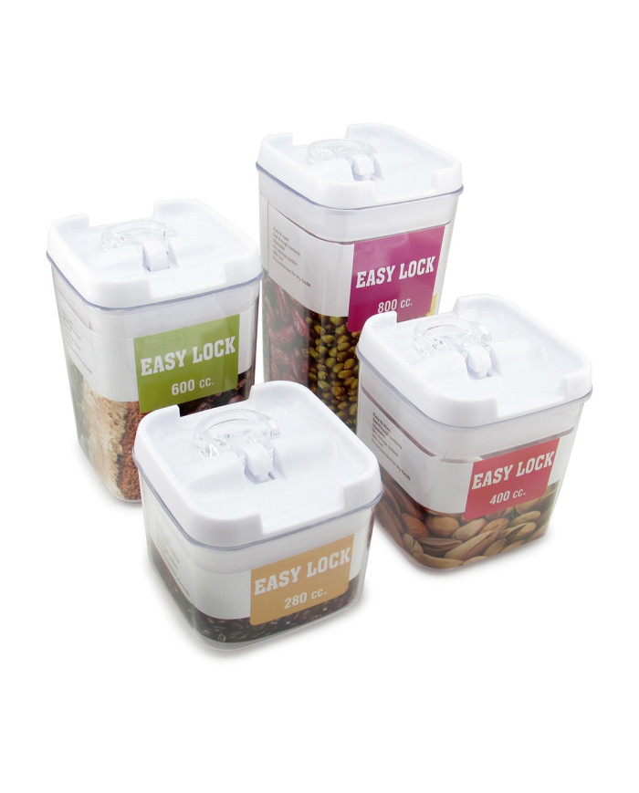 Recipientes Herméticos X4 Piezas