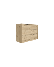 Organizador Wesley, Café Claro, con Cuatro Cajones Organizadores