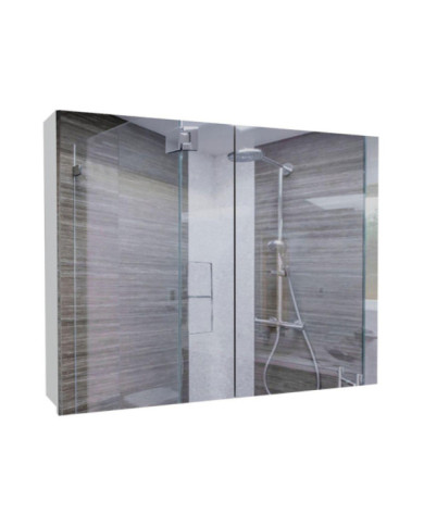 Gabinete de Baño Carlot, Blanco, con Dos Puertas