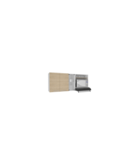 Gabinete Superior Viltex, Beige y Blanco, Incluye Locero y Portavasos