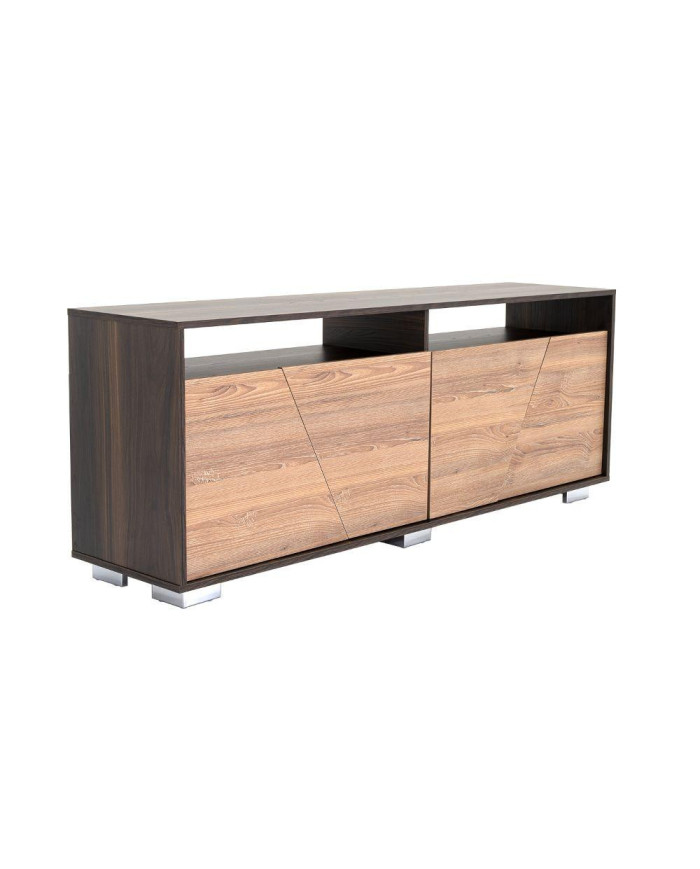 Mesa Para Tv Orus, Miel y Caoba, con Espacio Para Televisor de 70 Pulgadas