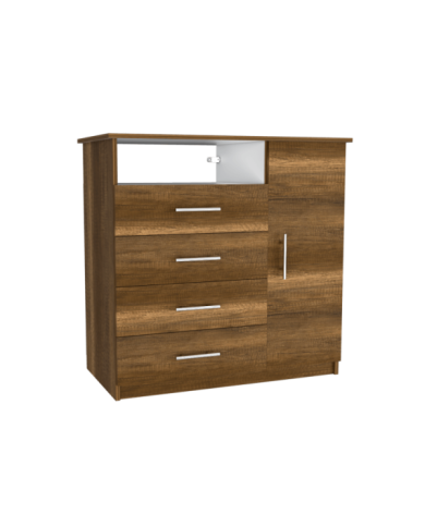 Organizador Barlovento, Cobre y Blanco, con Cuatro Cajones