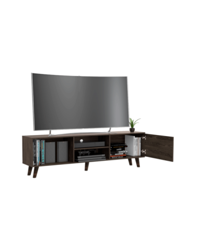 Mesa Para Tv Viena, Chocolate, Para Televisor de 70 Pulgadas