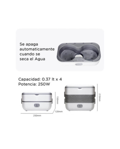 Lonchera Vaporera Eléctrica